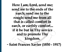 Saint Frances Xavier (1850-1917)